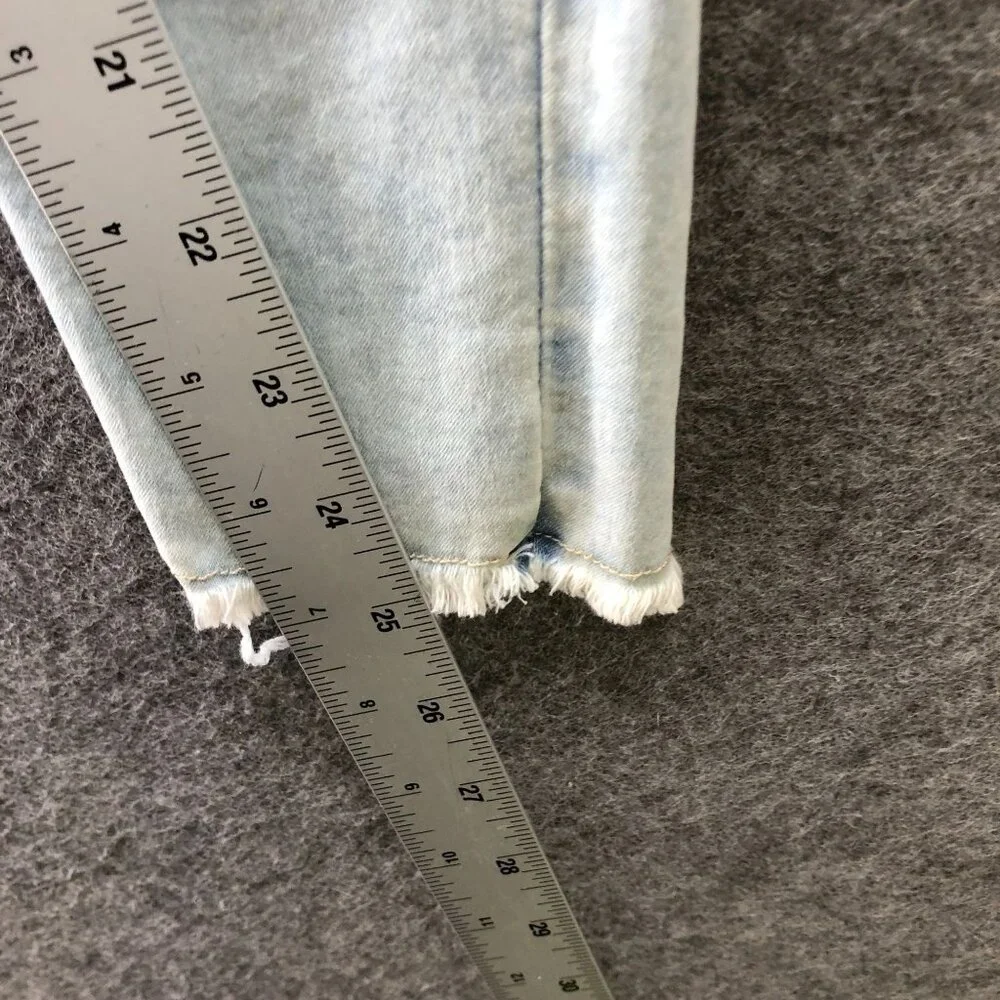 Justice Girls Size 12 Legging‎ Jeans Blue Light Wash Pull On Jegging Skinny